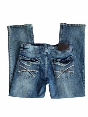 TK Axel Men's Slim Bootcut Stretch Denim Jeans Size 32 Style #AXMB0021